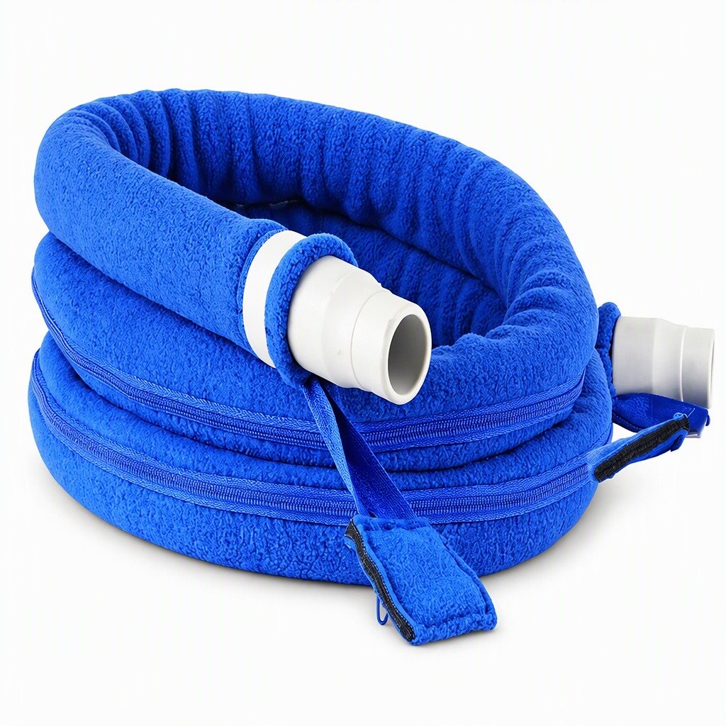 10 ft Double-Sided Fleece Hose Cover on a plain white background
