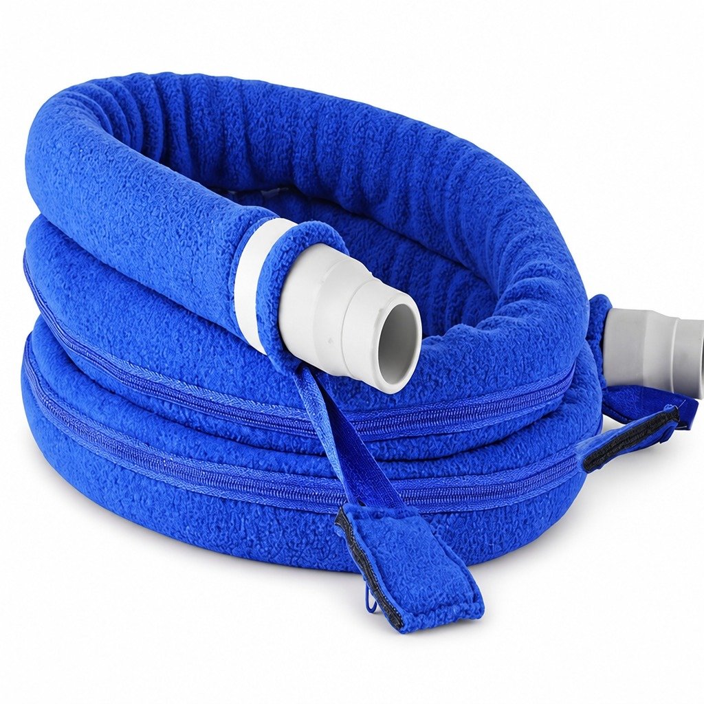 10 ft Fleece Hose Cover on a plain white background