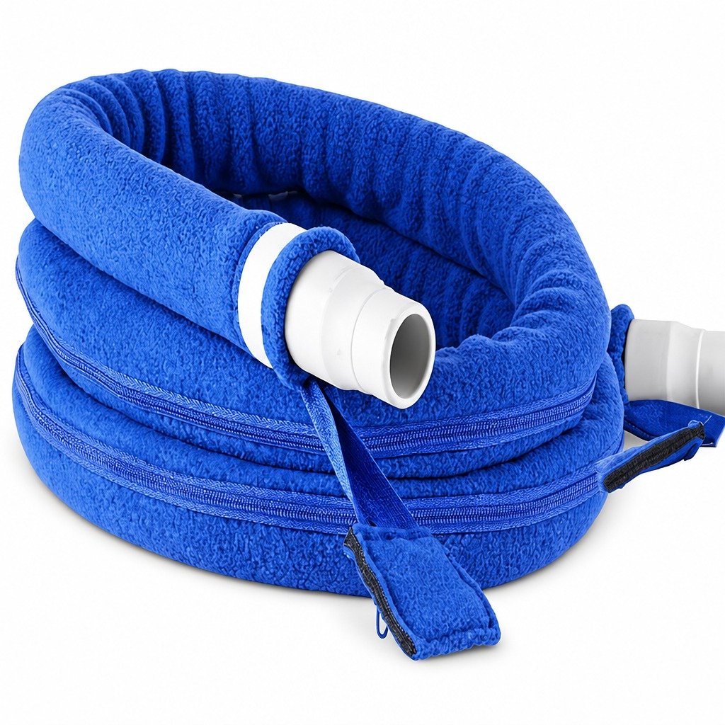 10 ft Double-Sided Retail-Packed Fleece Hose Cover on a plain white background