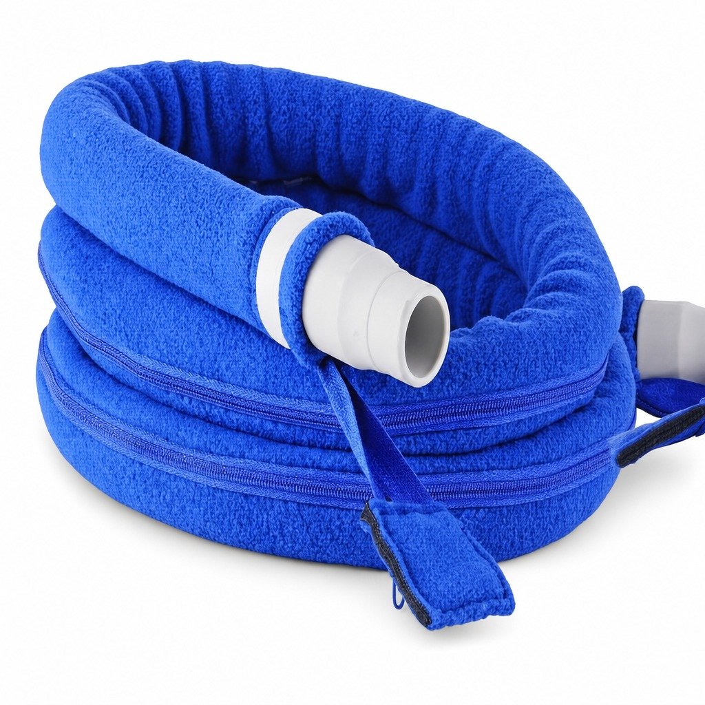 4 ft Double-Sided Fleece Hose Cover on a plain white background