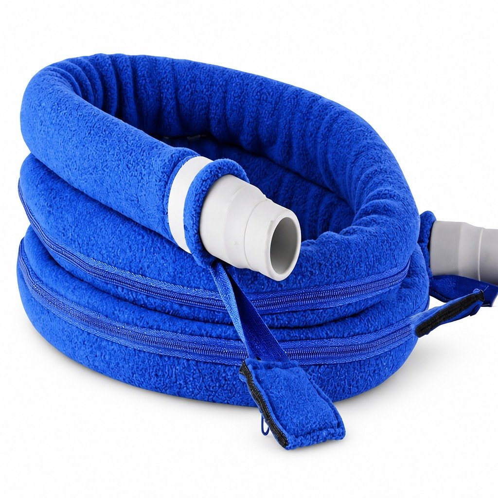 4 ft Fleece Hose Cover on a plain white background