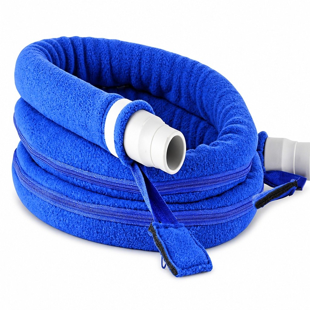 4 ft Double-Sided Fleece Hose Cover on a plain white background