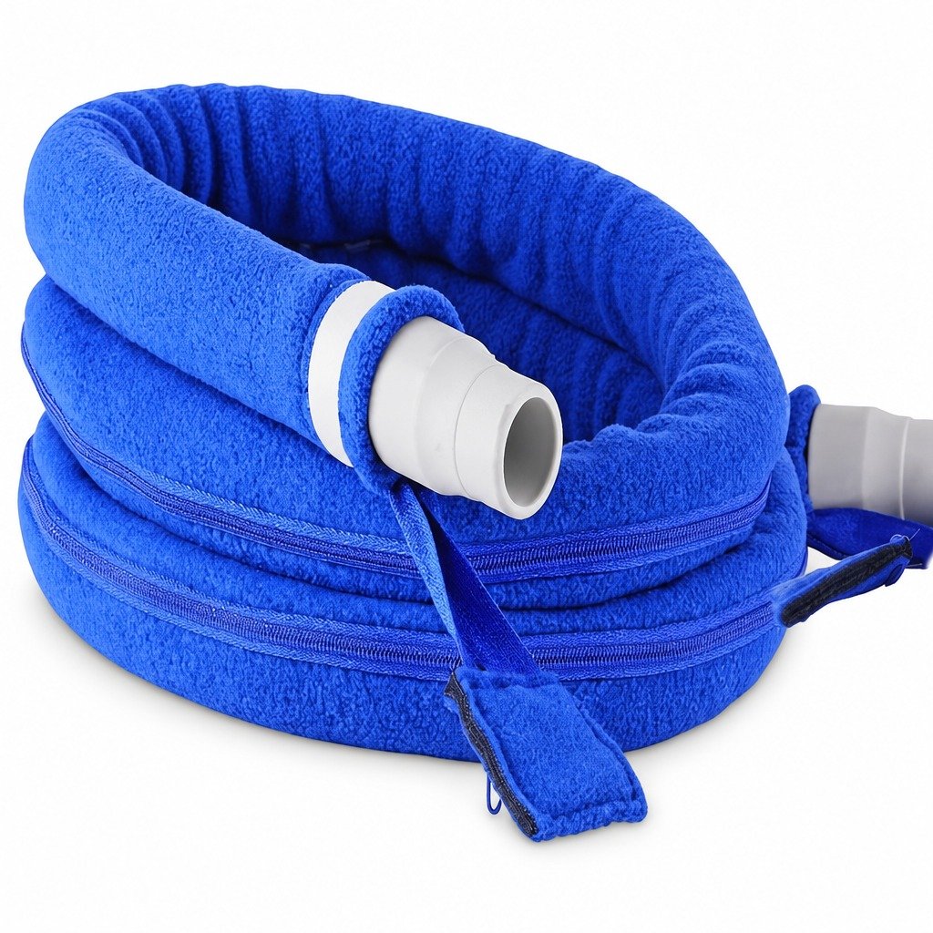 4 ft Double-Sided Retail-Packed Fleece Hose Cover on a plain white background