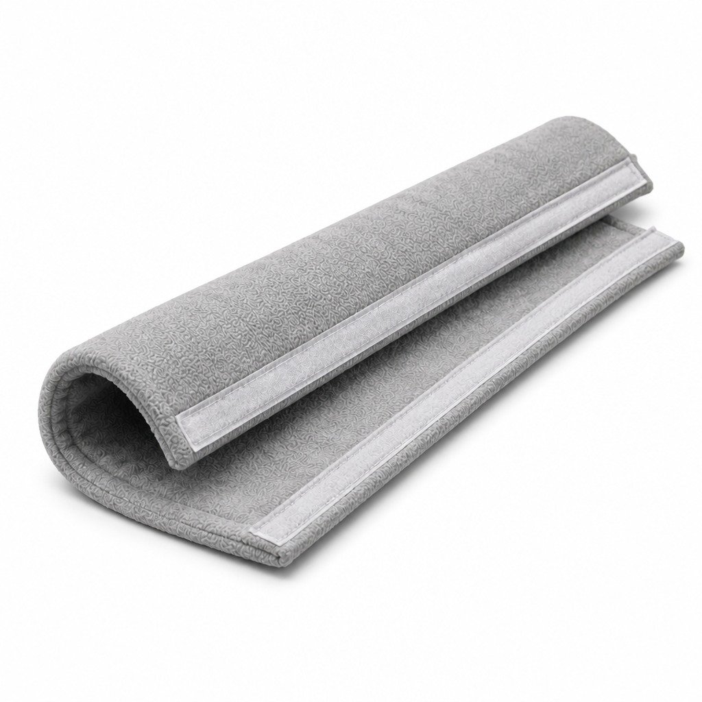 Navy 4 ft Colour-Matched Fleece Hose Cover on a plain white background