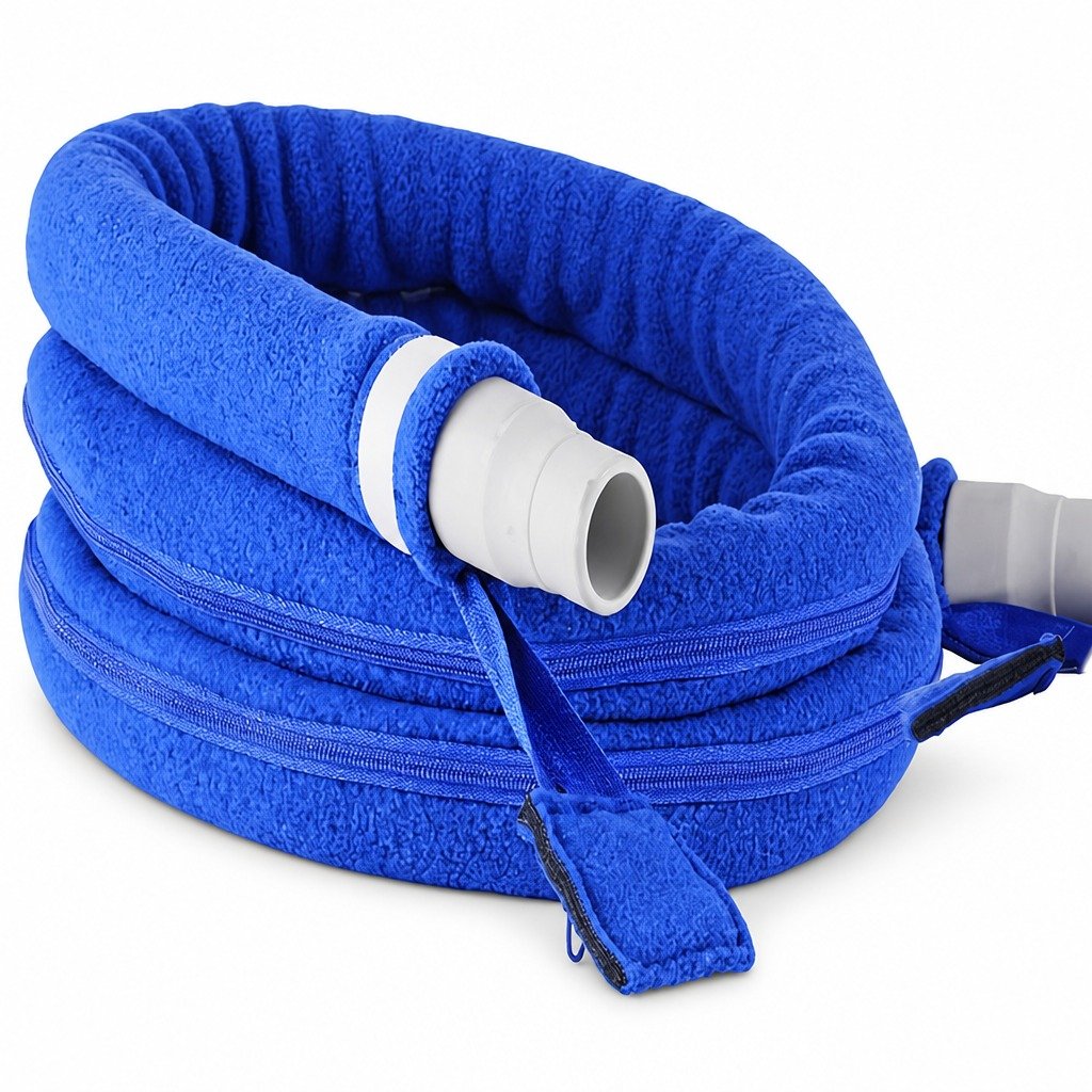 Sand 4 ft Colour-Matched Fleece Hose Cover on a plain white background
