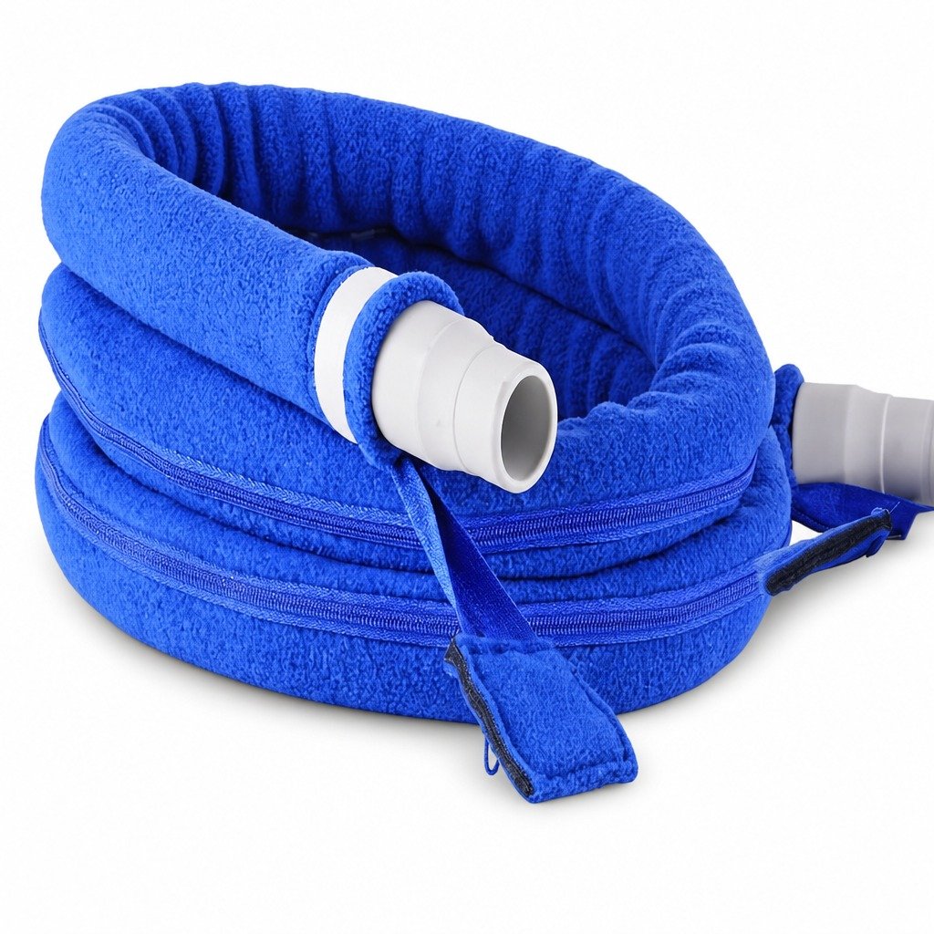 4 ft Fleece Hose Cover on a plain white background