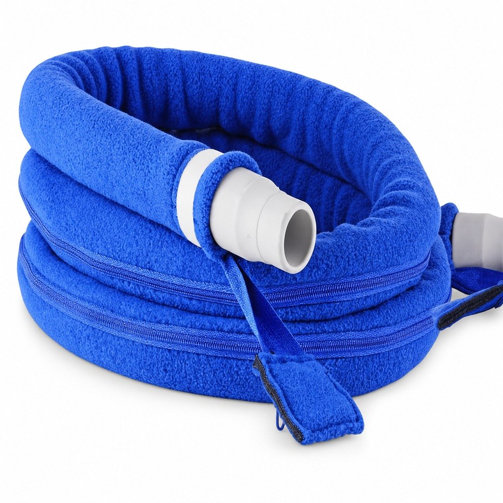 6 ft Fleece Hose Cover on a plain white background