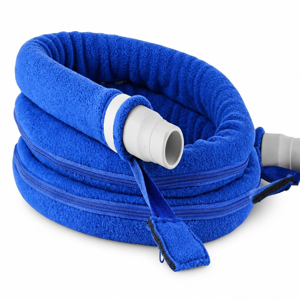 Sand 6 ft Colour-Matched Fleece Hose Cover on a plain white background