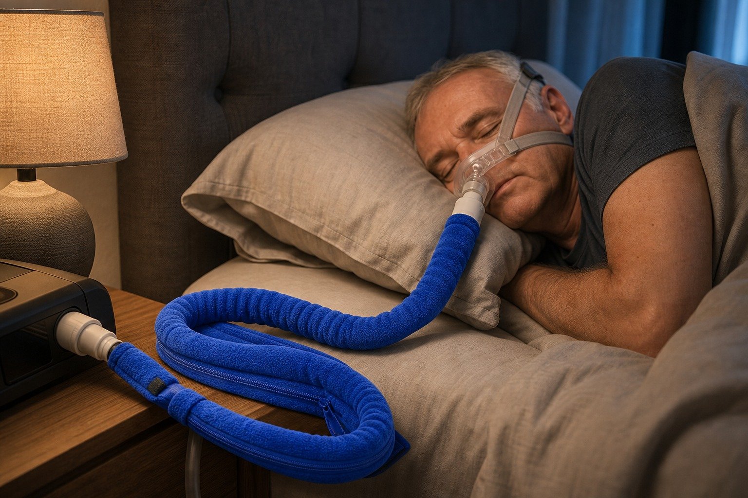 6 ft Retail-Packed Fleece Hose Cover in overnight use at home
