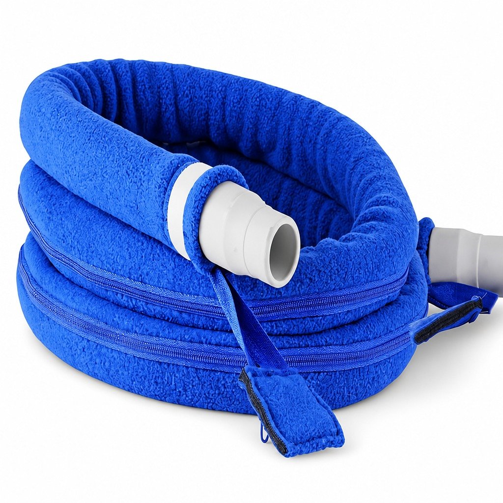 8 ft Double-Sided Fleece Hose Cover on a plain white background