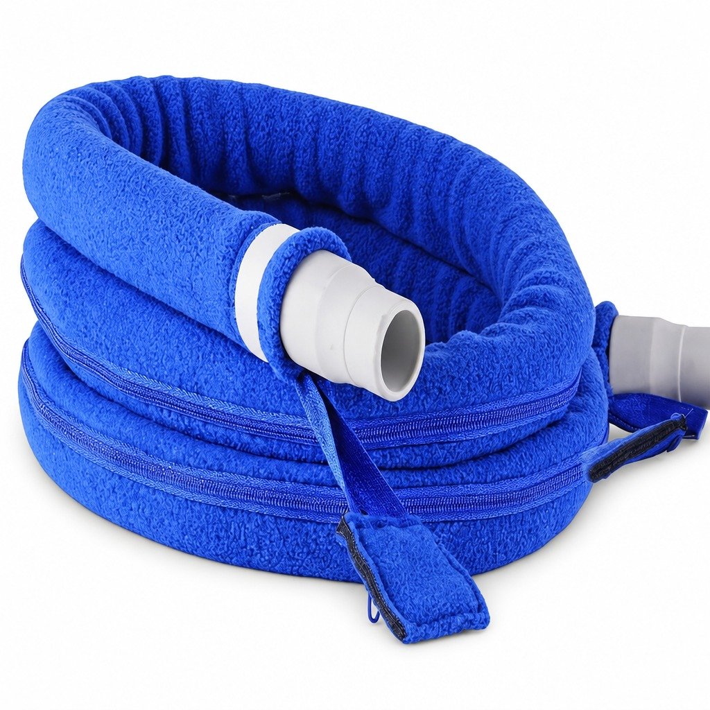 8 ft Fleece Hose Cover on a plain white background