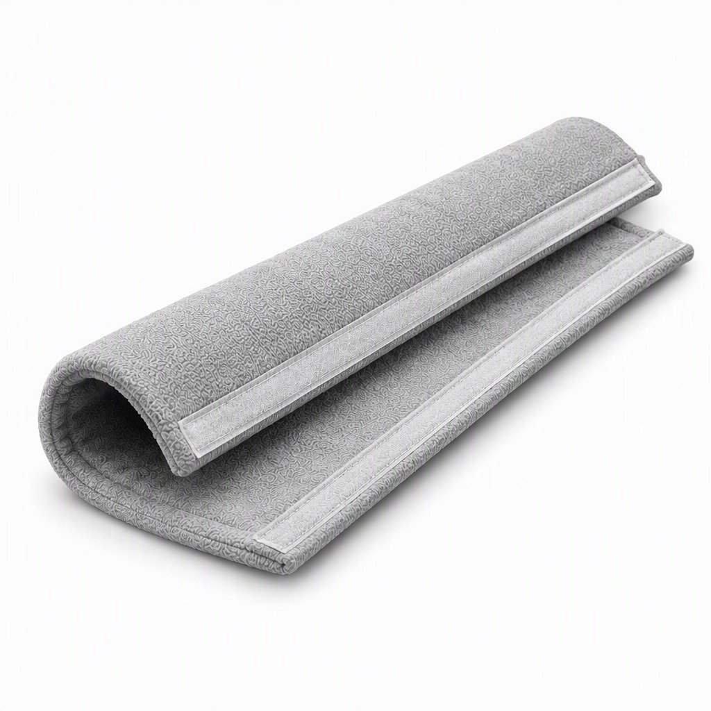 Navy 8 ft Colour-Matched Fleece Hose Cover on a plain white background