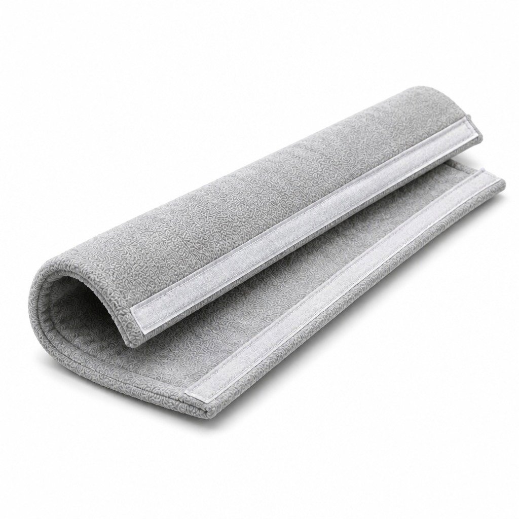 Plum 8 ft Colour-Matched Fleece Hose Cover on a plain white background