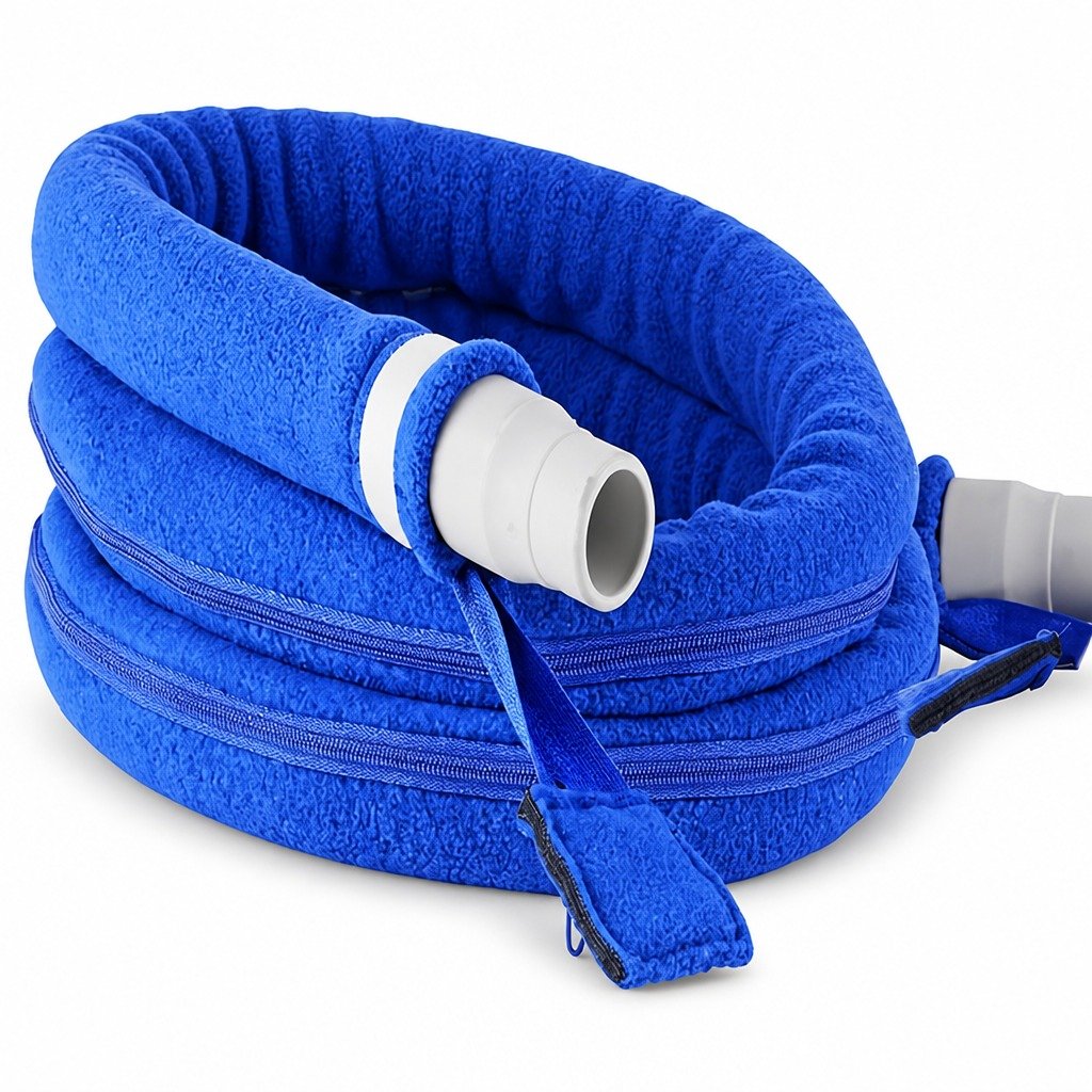 Sage 8 ft Colour-Matched Fleece Hose Cover on a plain white background