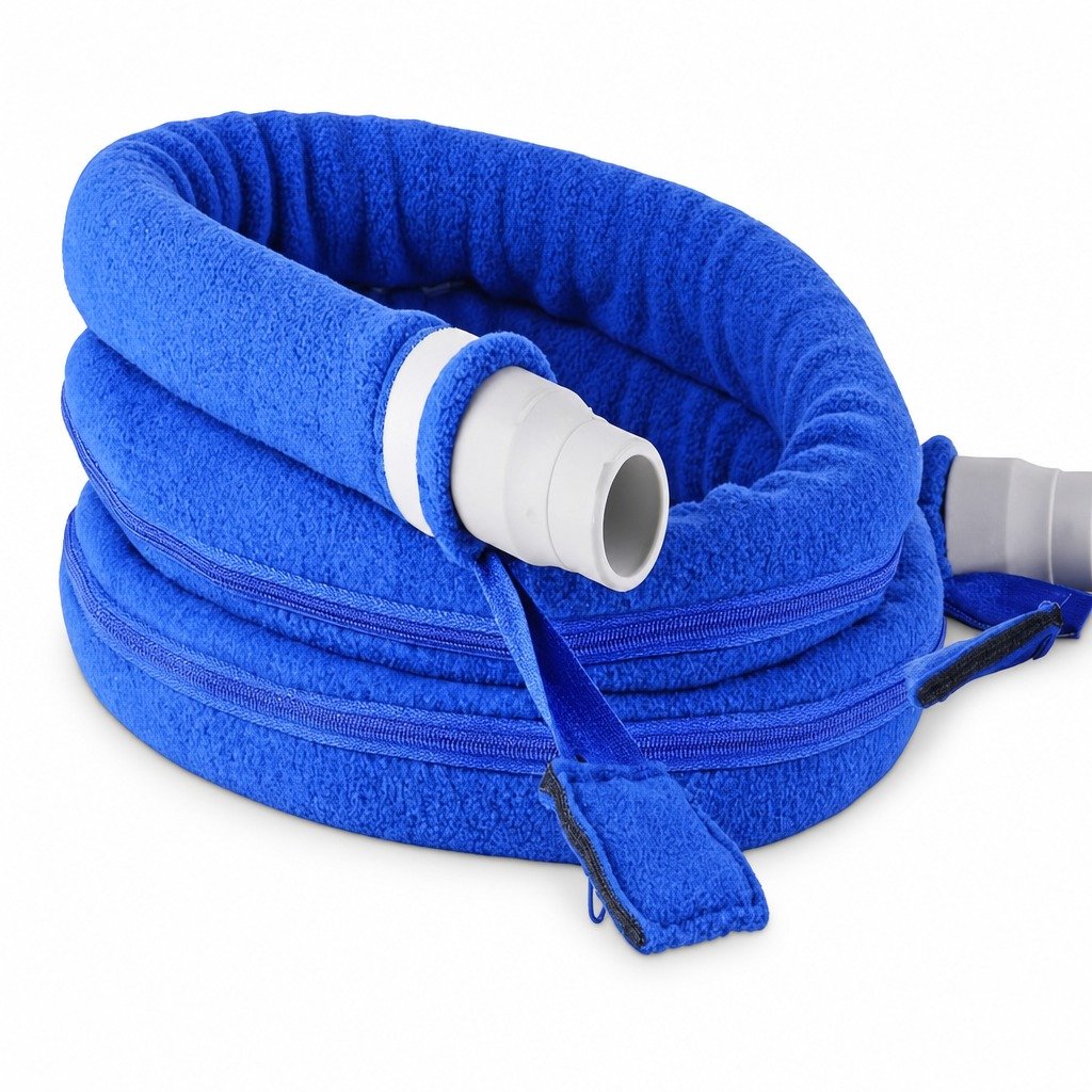 8 ft Slim-Line Fleece Hose Cover on a plain white background