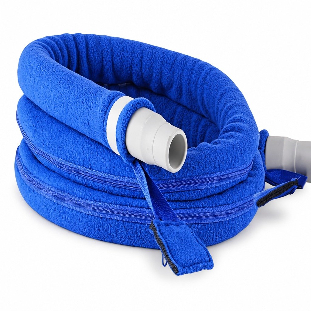 8 ft Retail-Packed Fleece Hose Cover on a plain white background