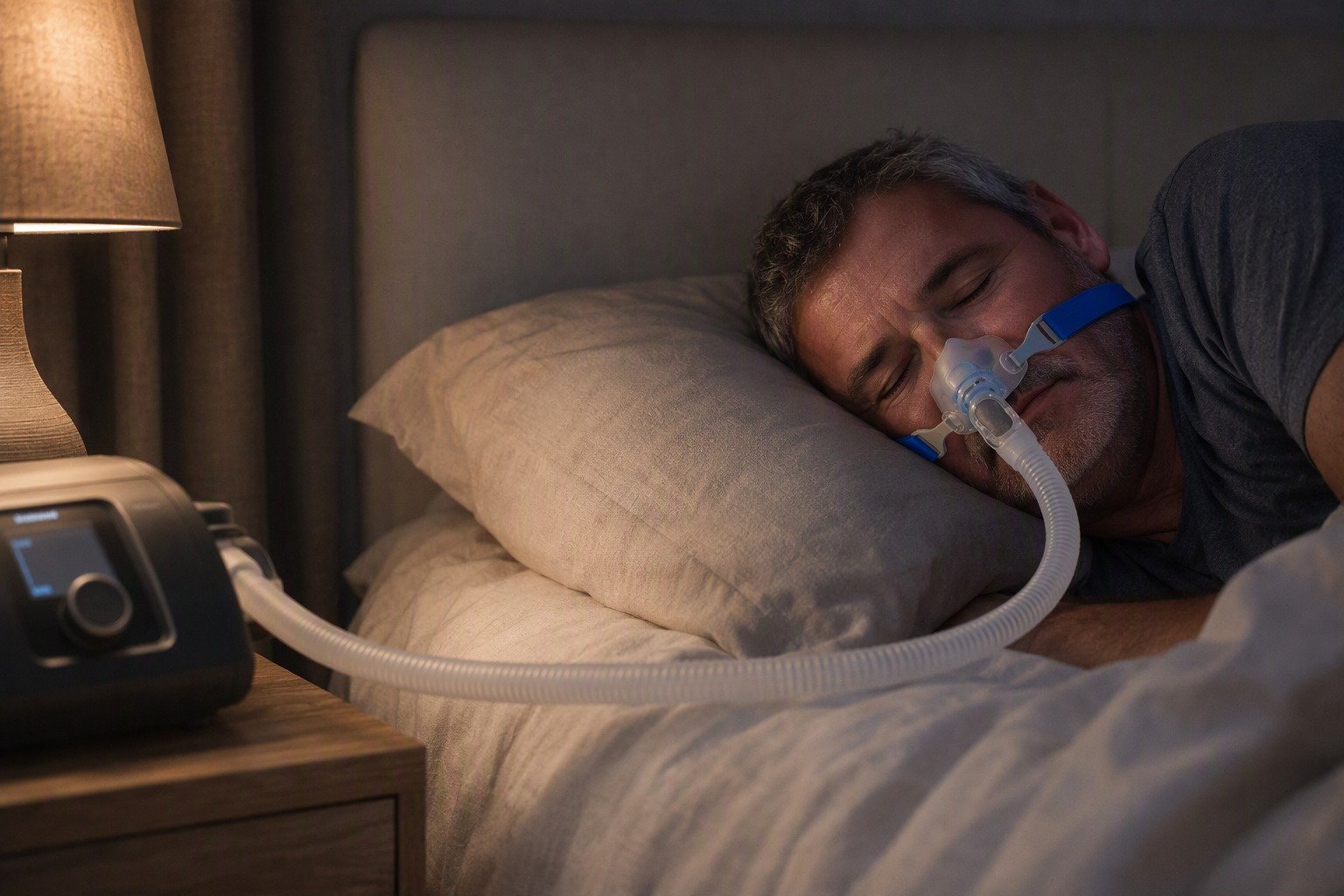 Chin Strap Covers in overnight use at home