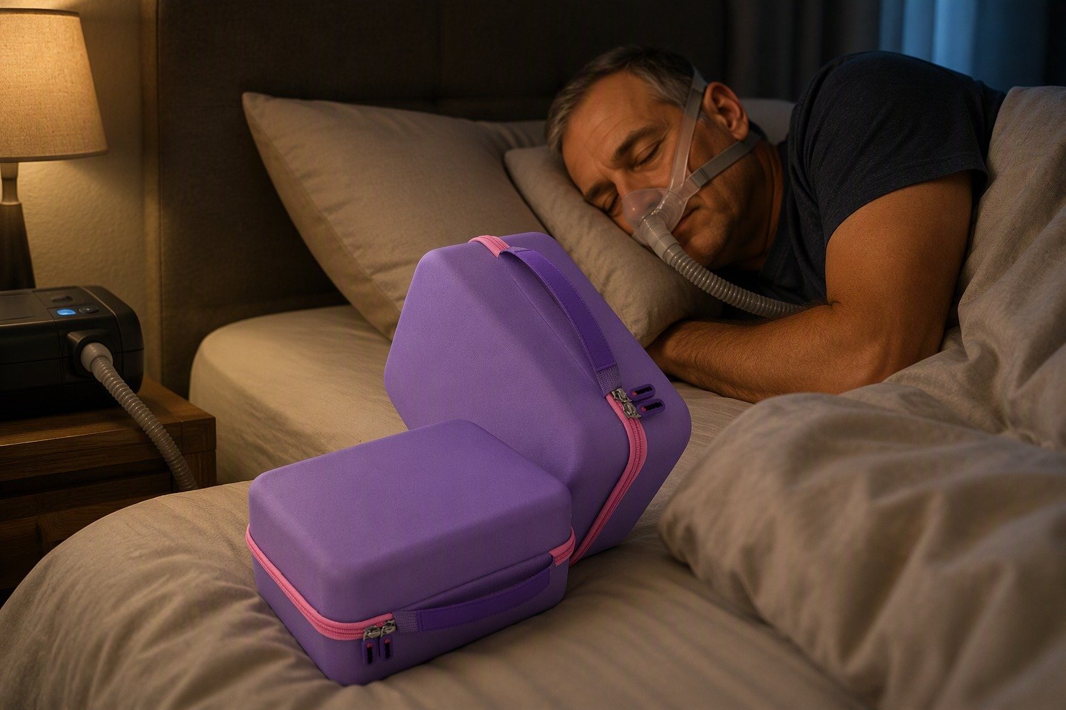 EVA Hard Case, Medium in overnight use at home