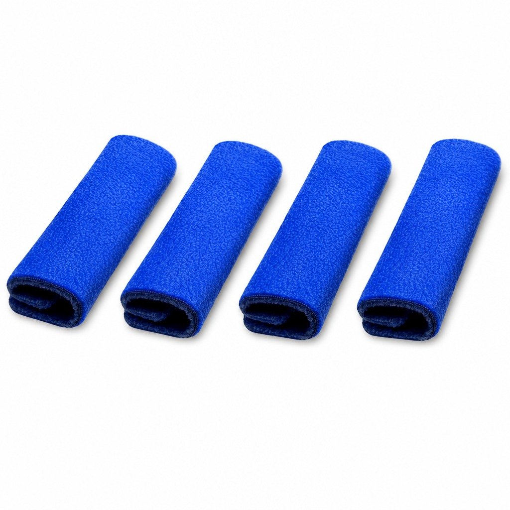 Fleece-Lined Headgear Strap Covers on a plain white background