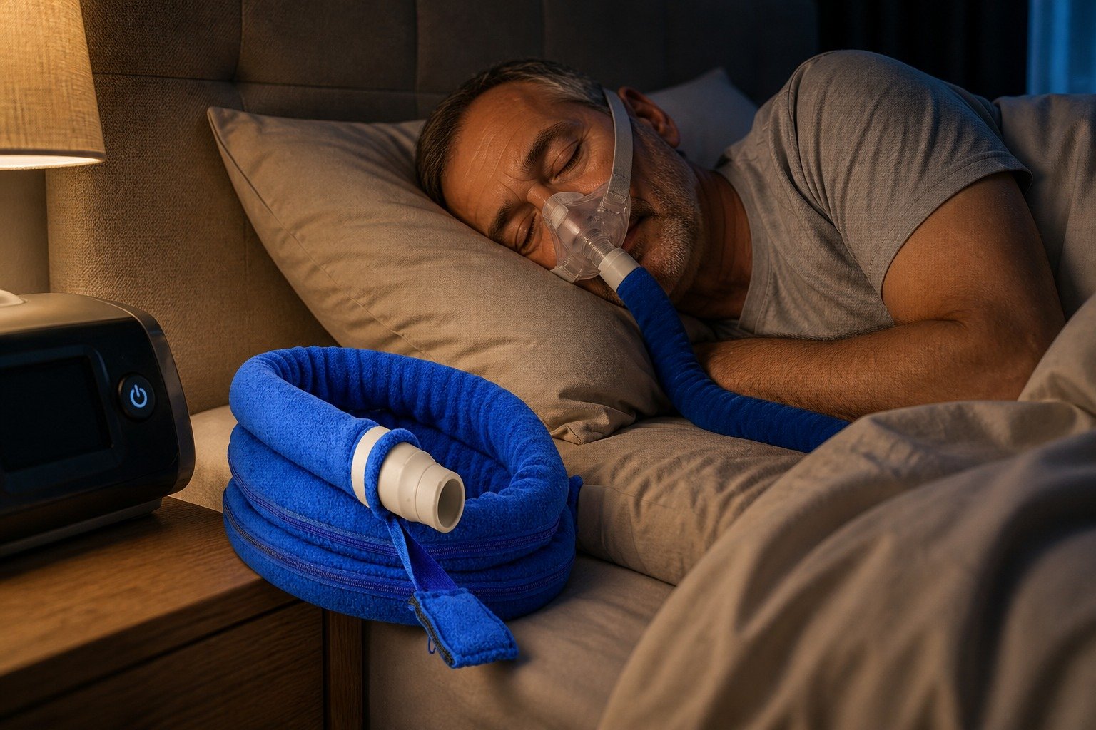 Insulated Tube Collar in overnight use at home