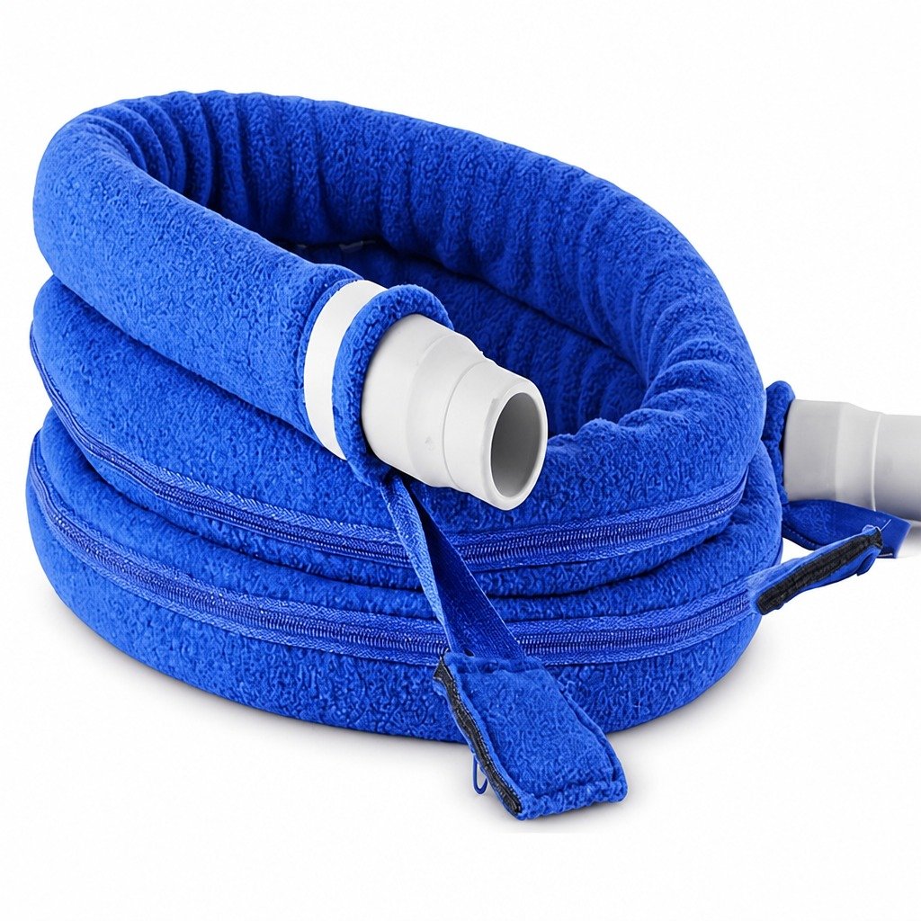 15 In Mask-End Hook and Loop Tube Sleeve on a plain white background