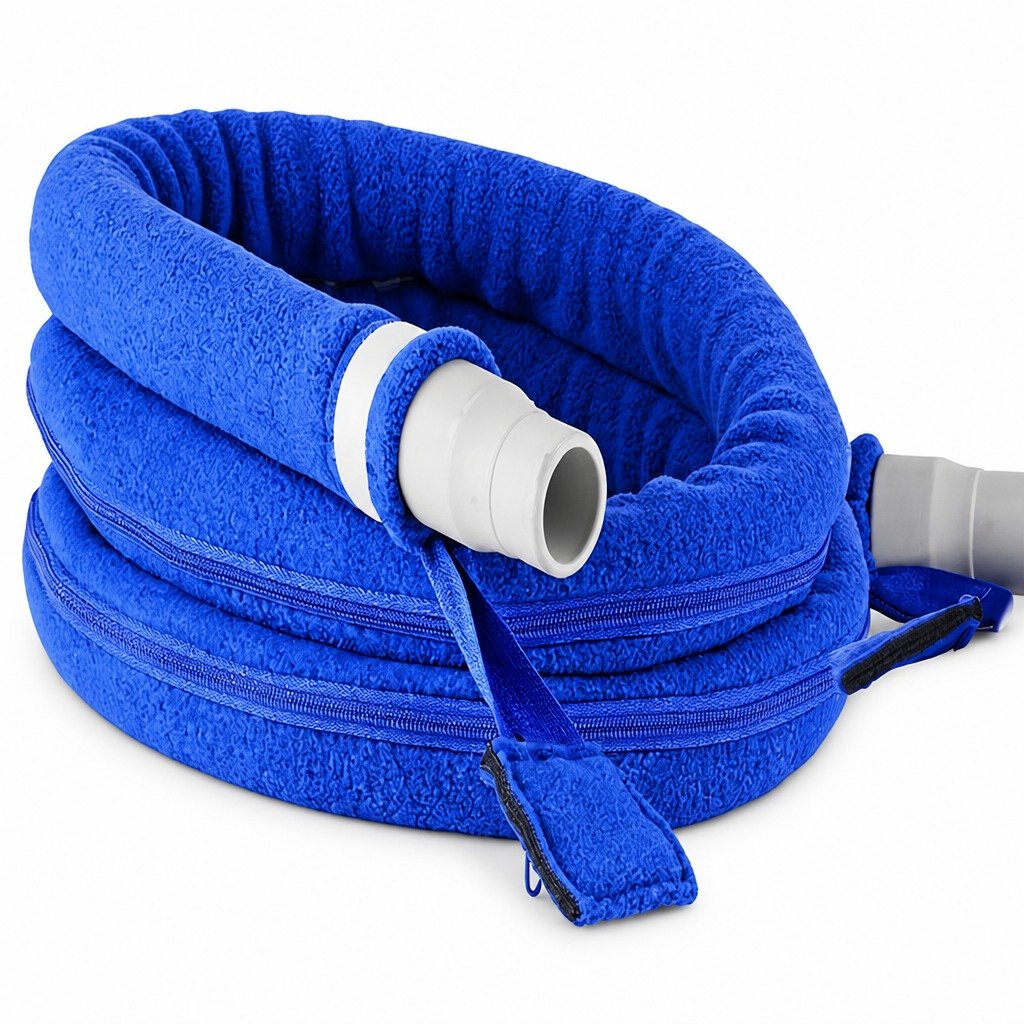 24 In Mask-End Hook and Loop Tube Sleeve on a plain white background