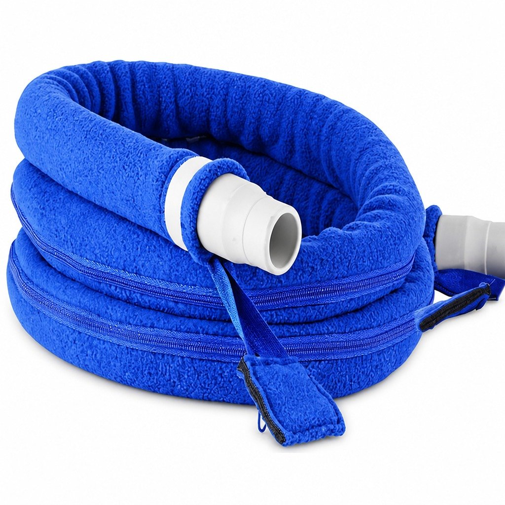 24 In Mask-End Zippered Tube Sleeve on a plain white background