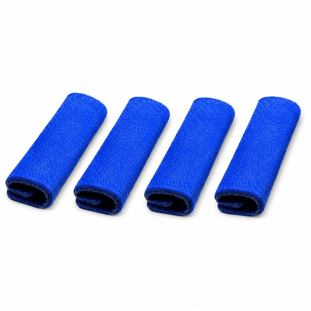 Mask Strap Pads, Four-Pair Pack on a plain white background