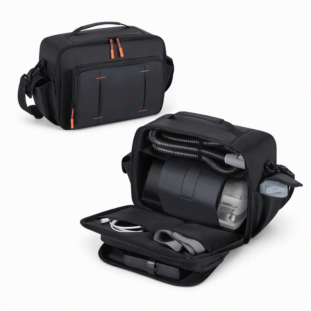 Shoulder-Strap CPAP Travel Bag on a plain white background