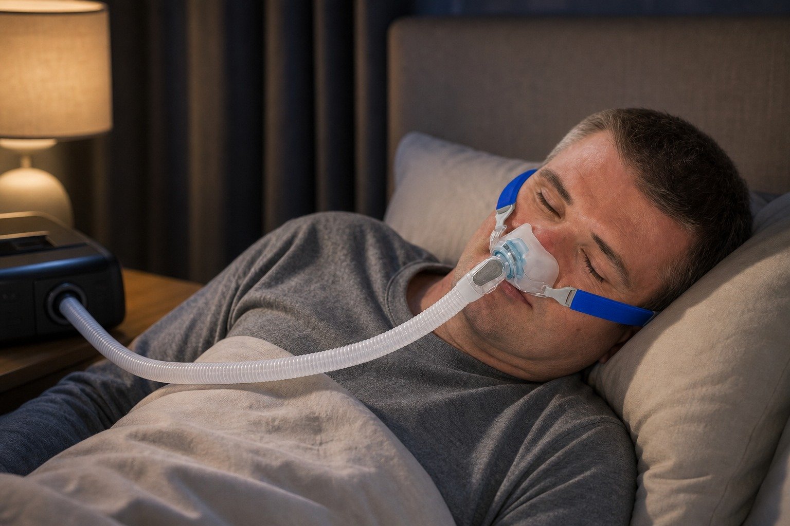 XL Mask Strap Pads in overnight use at home